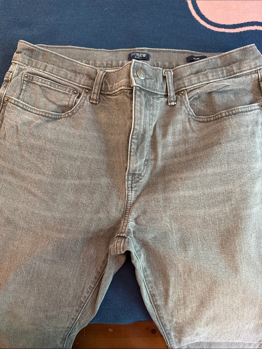 J. Crew Men’s Slim Jeans in Gray-Wash
